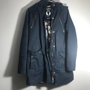 Elvine Kate long jacket parka warm medium navy blue